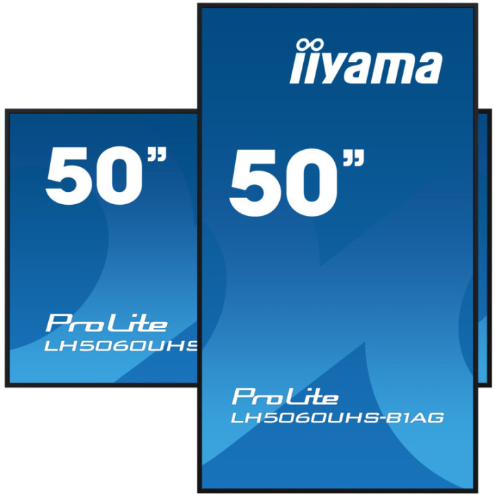 Iiyama 50" LCD UHD BLACK LH5060UHS-B1AG