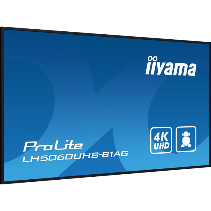 Iiyama 50" LCD UHD BLACK LH5060UHS-B1AG
