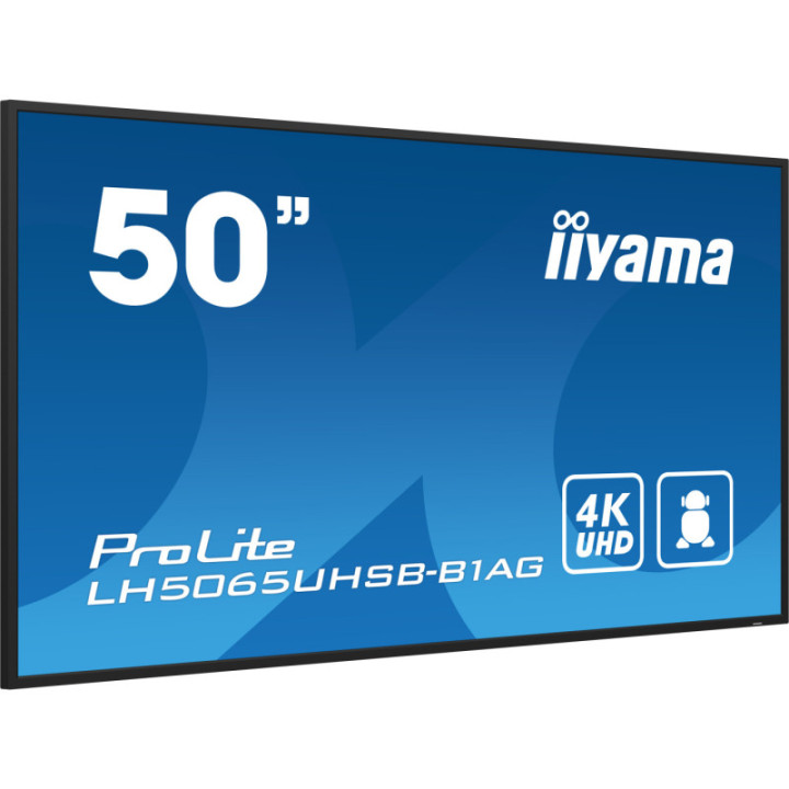 Iiyama 50" LCD UHD BLACK LH5065UHSB-B1AG