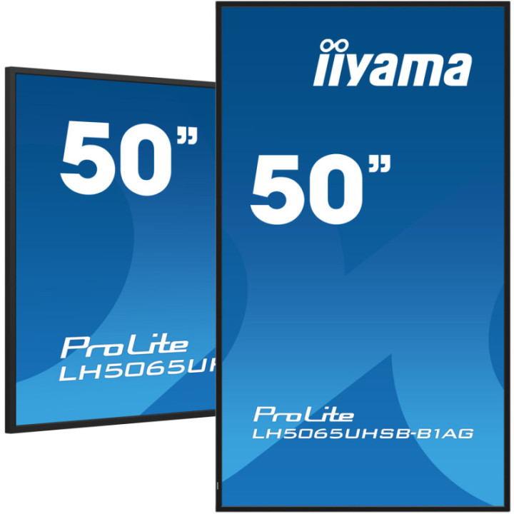 Iiyama 50" LCD UHD BLACK LH5065UHSB-B1AG