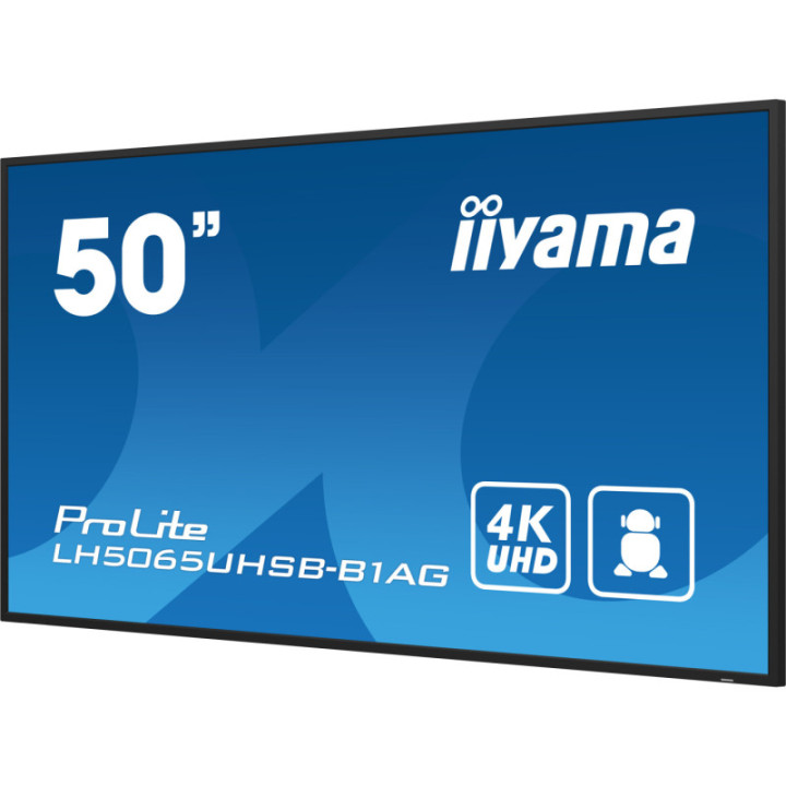 Iiyama 50" LCD UHD BLACK LH5065UHSB-B1AG