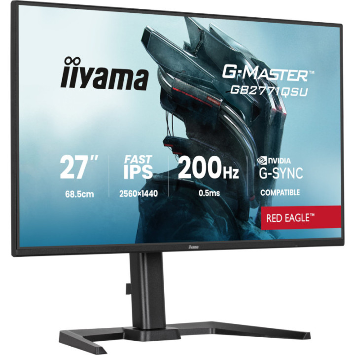 Iiyama 27" Gaming Red Eagle GB2771QSU-B1
