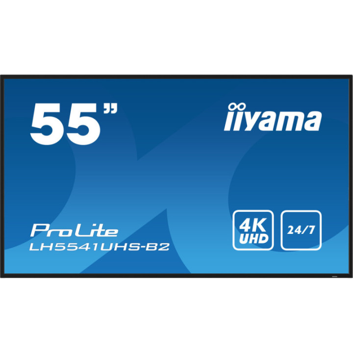 Iiyama 55" LCD 4K BLACK LH5541UHS-B2