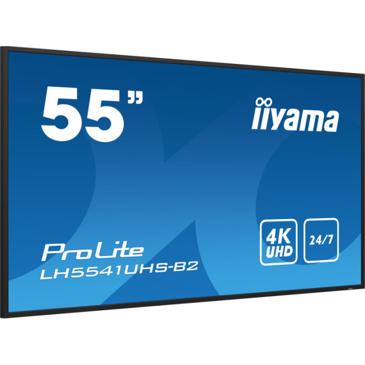 Iiyama 55" LCD 4K BLACK LH5541UHS-B2