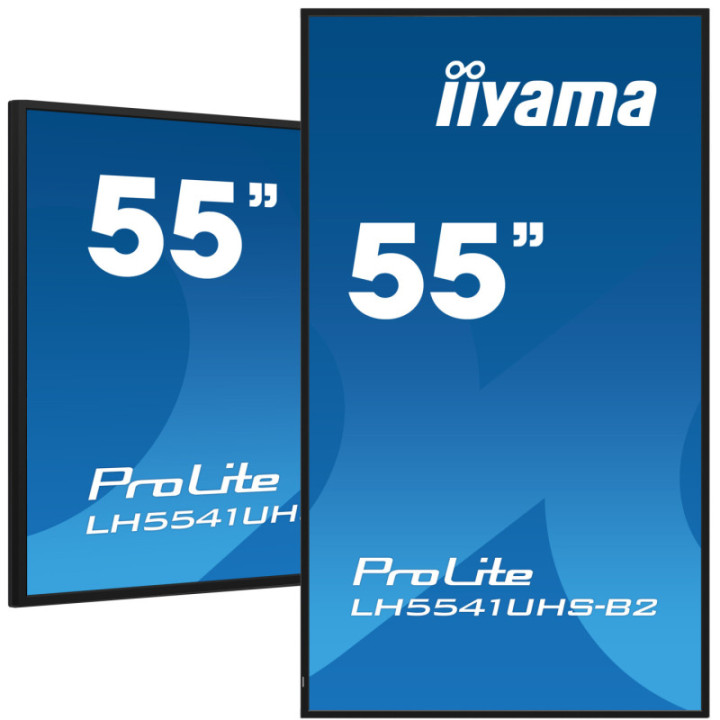 Iiyama 55" LCD 4K BLACK LH5541UHS-B2