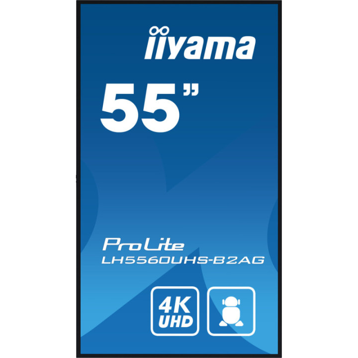 Iiyama 55" LCD UHD BLACK LH5560UHS-B2AG