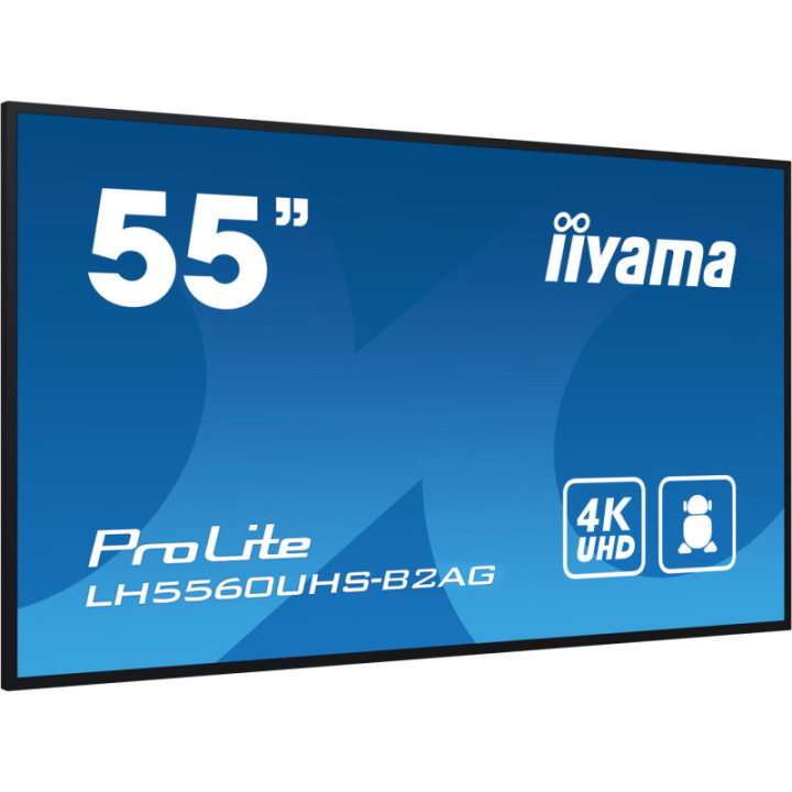 Iiyama 55" LCD UHD BLACK LH5560UHS-B2AG