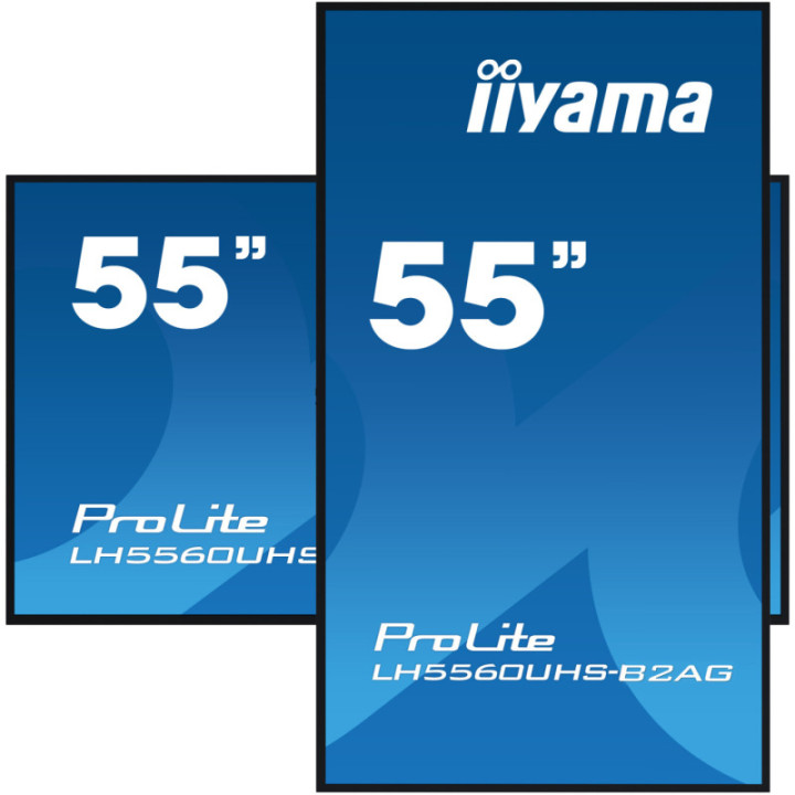 Iiyama 55" LCD UHD BLACK LH5560UHS-B2AG