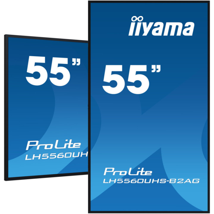 Iiyama 55" LCD UHD BLACK LH5560UHS-B2AG