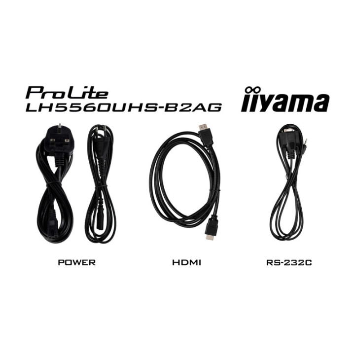 Iiyama 55" LCD UHD BLACK LH5560UHS-B2AG
