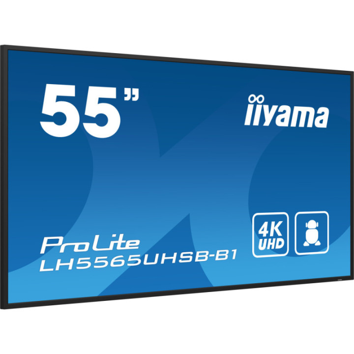 Iiyama 55" LCD UHD BLACK LH5565UHSB-B1