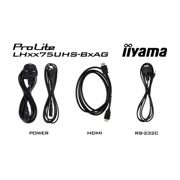 Iiyama 55" LCD 4K BLACK LH5575UHS-B2AG