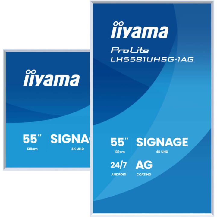 Iiyama 55" UHD Gallery Line LH5581UHSG-1AG