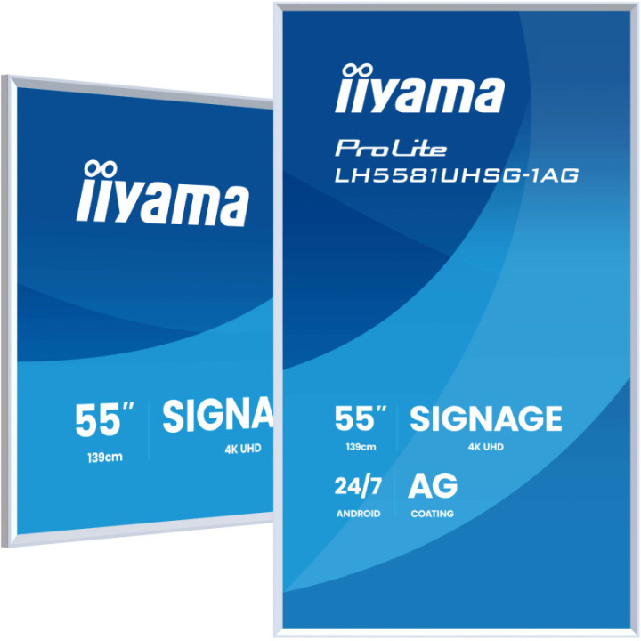 Iiyama 55" UHD Gallery Line LH5581UHSG-1AG