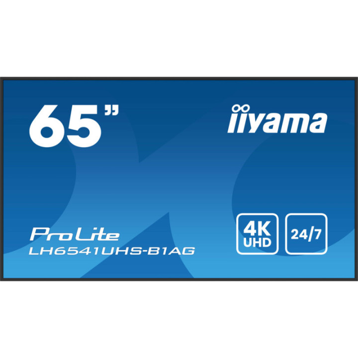 Iiyama 65" LCD UHD BLACK LH6541UHS-B1AG