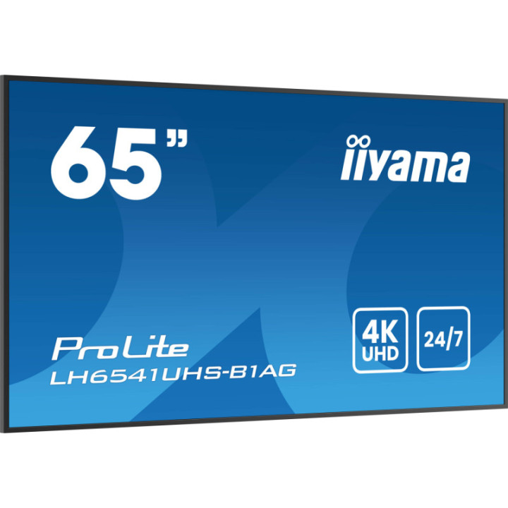 Iiyama 65" LCD UHD BLACK LH6541UHS-B1AG