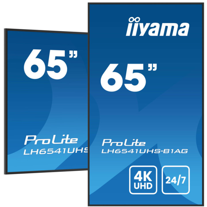 Iiyama 65" LCD UHD BLACK LH6541UHS-B1AG