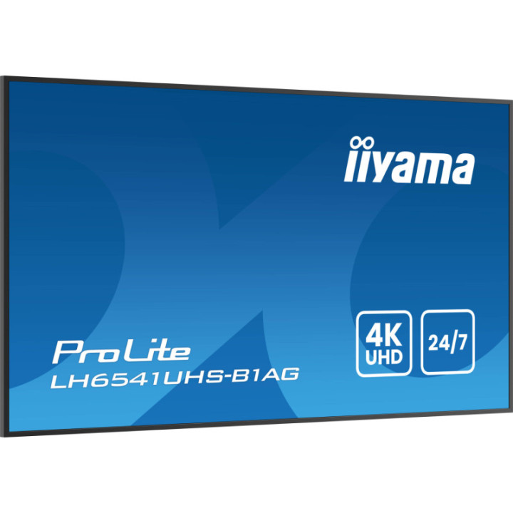 Iiyama 65" LCD UHD BLACK LH6541UHS-B1AG