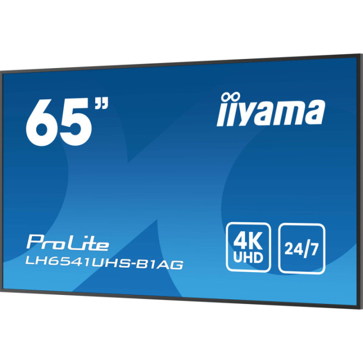 Iiyama 65" LCD UHD BLACK LH6541UHS-B1AG
