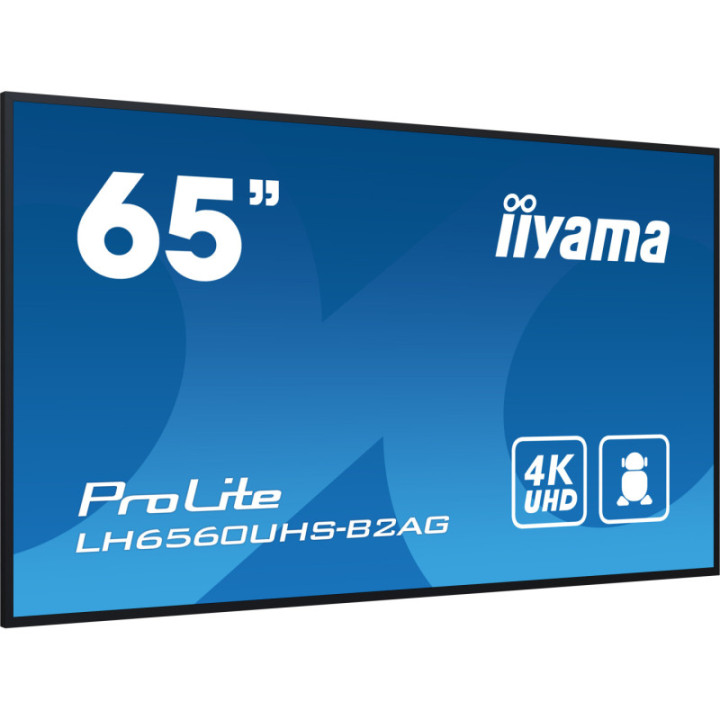 Iiyama 65" LCD UHD BLACK LH6560UHS-B2AG