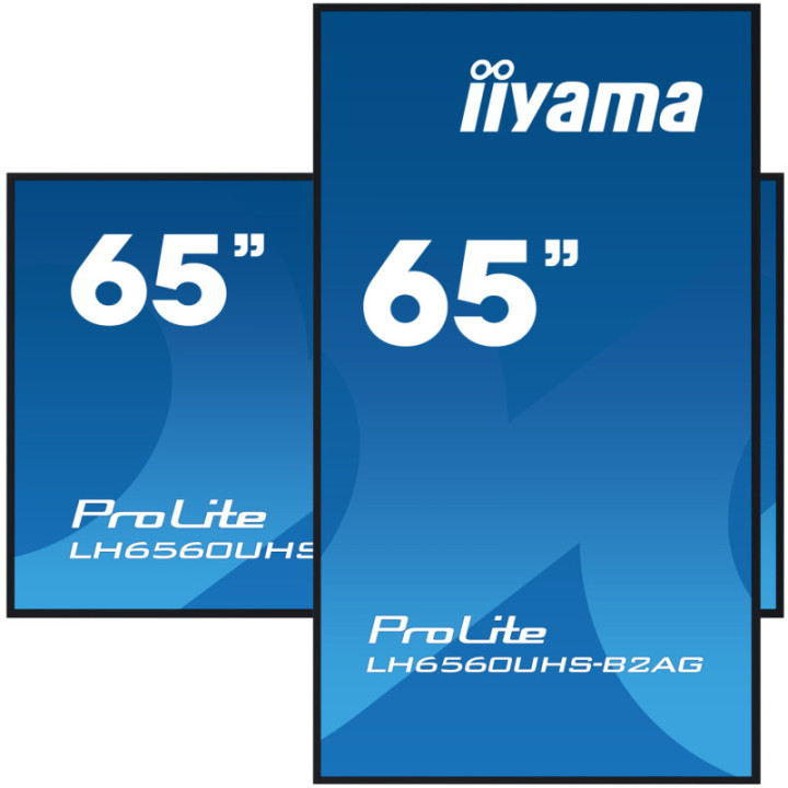 Iiyama 65" LCD UHD BLACK LH6560UHS-B2AG