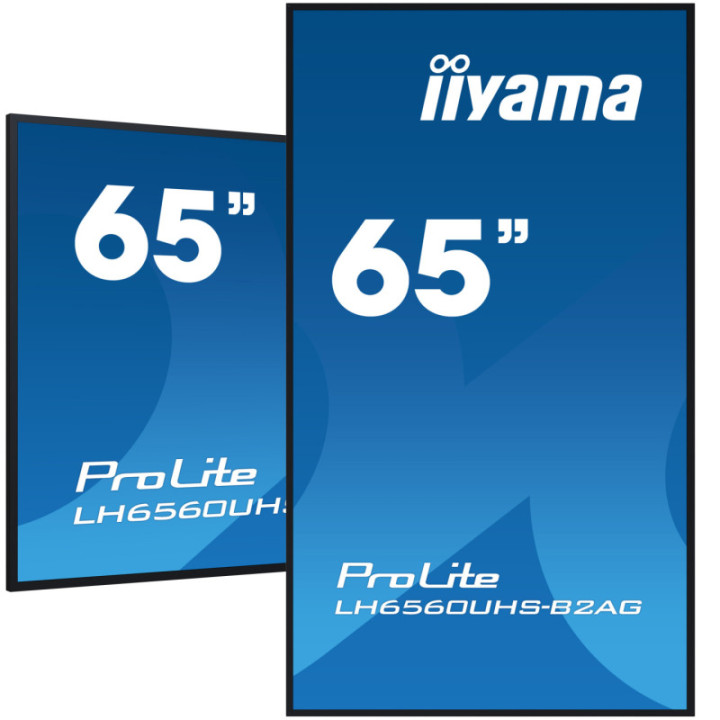 Iiyama 65" LCD UHD BLACK LH6560UHS-B2AG