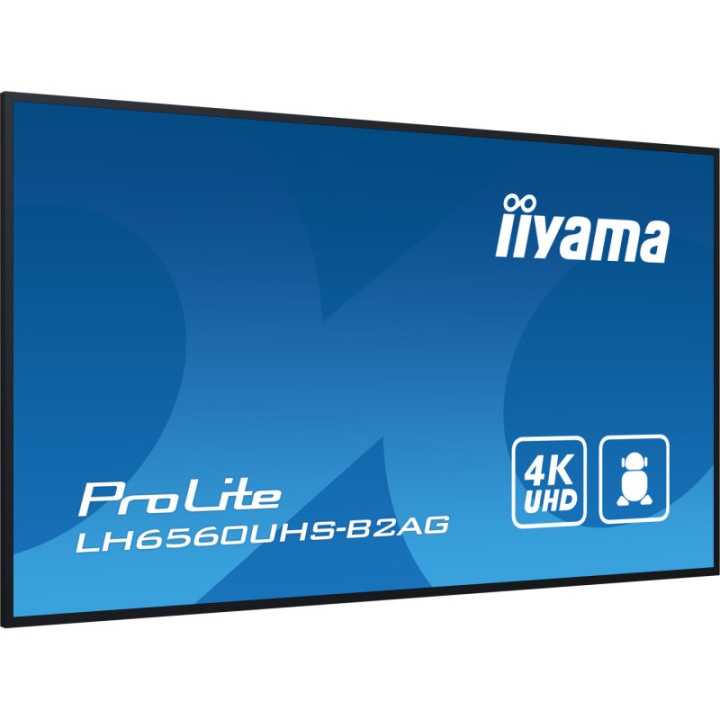 Iiyama 65" LCD UHD BLACK LH6560UHS-B2AG