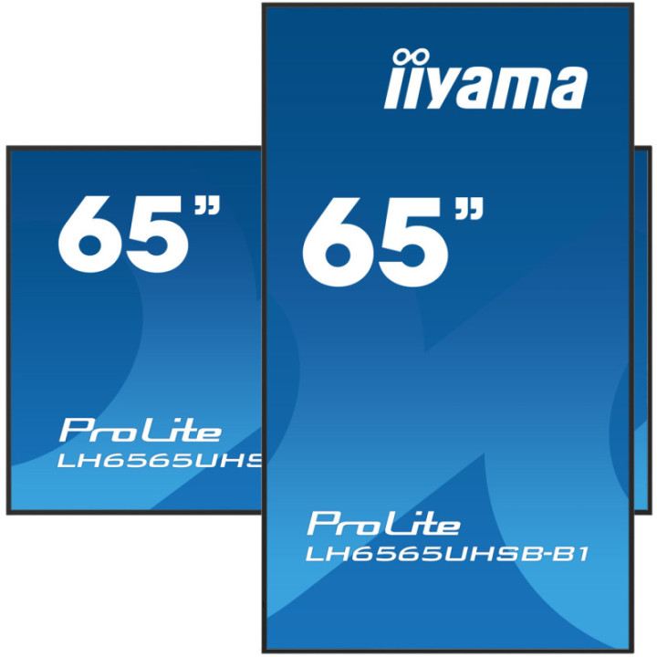 Iiyama 65" LCD UHD BLACK LH6565UHSB-B1