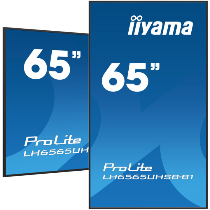 Iiyama 65" LCD UHD BLACK LH6565UHSB-B1