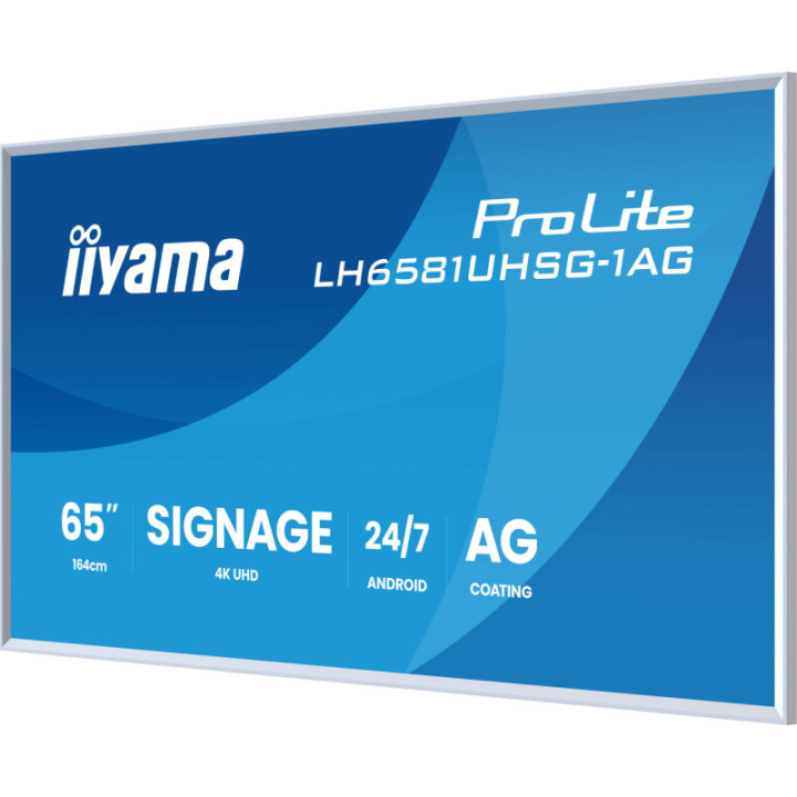 Iiyama 65" UHD Gallery Line LH6581UHSG-1AG