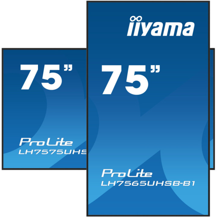 Iiyama 75" LCD UHD BLACK LH7565UHSB-B1