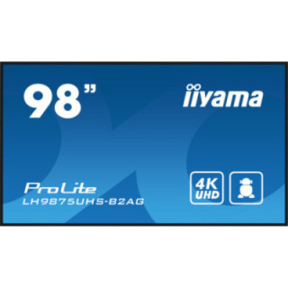 Iiyama 98" LCD UHD  BLACK LH9875UHS-B2AG