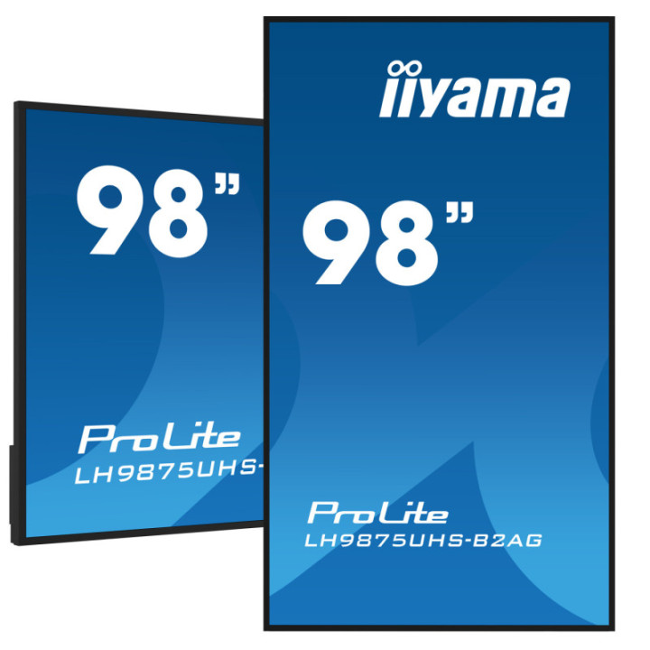 Iiyama 98" LCD UHD  BLACK LH9875UHS-B2AG