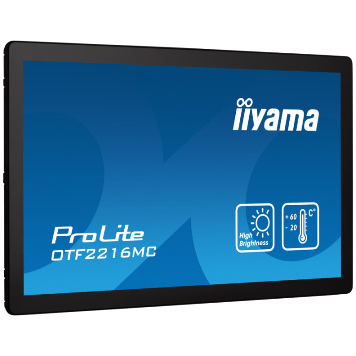 Iiyama 21,5" 16:9 PCAP 10P Touch OTF2216MC-B1