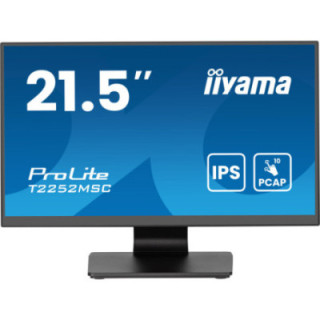 Iiyama 22" PCAP 10P Touch BLACK T2252MSC-B2AG