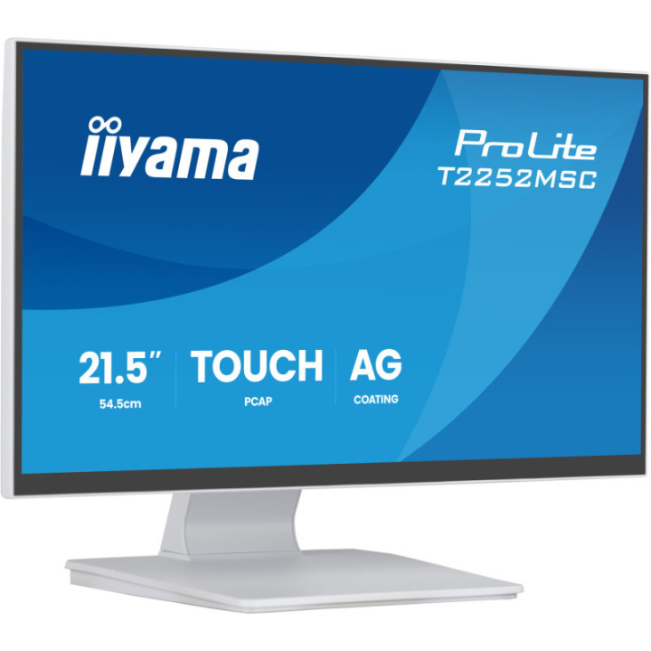 Iiyama 22" PCAP 10P Touch BLACK T2252MSC-W2AG