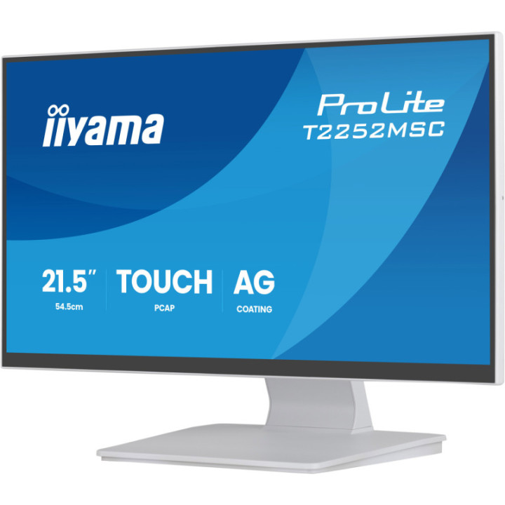Iiyama 22" PCAP 10P Touch BLACK T2252MSC-W2AG
