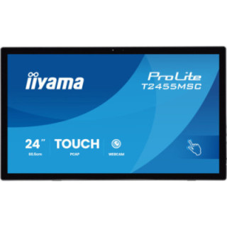 Iiyama 24" PCAP 10P Touch BLACK T2455MSC-B2