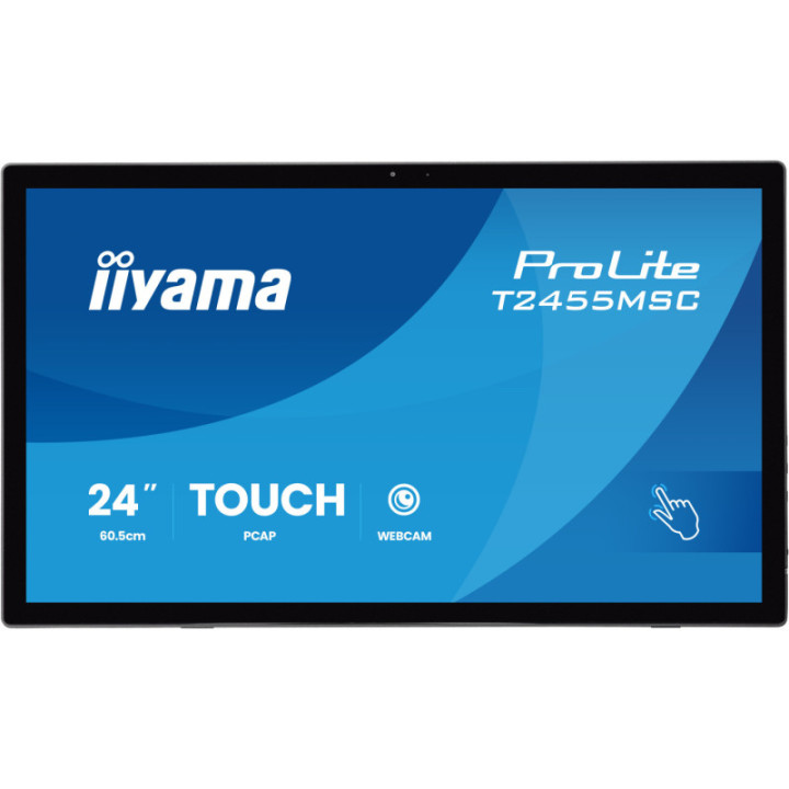 Iiyama 24" PCAP 10P Touch BLACK T2455MSC-B2