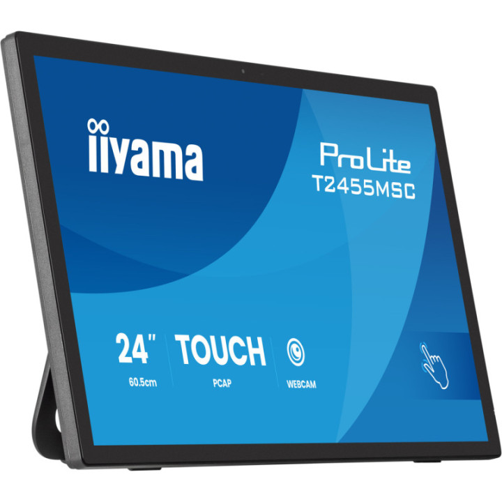 Iiyama 24" PCAP 10P Touch BLACK T2455MSC-B2