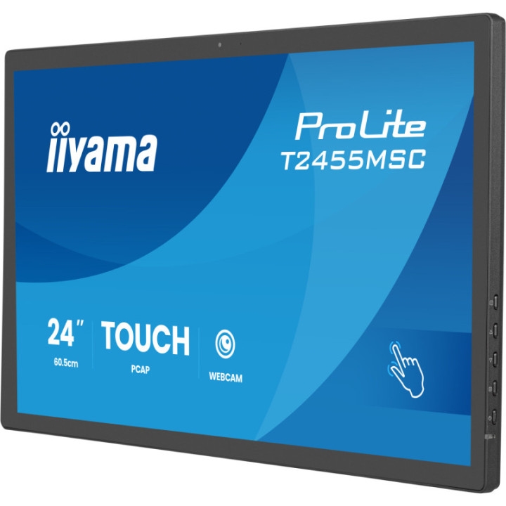 Iiyama 24" PCAP 10P Touch BLACK T2455MSC-B2