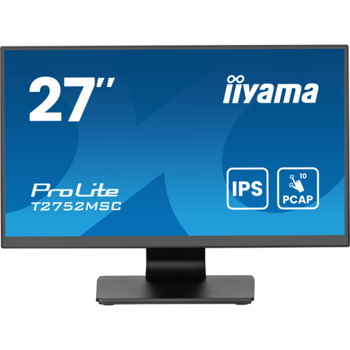 Iiyama 27" PCAP 10P Touch BLACK T2752MSC-B1AG
