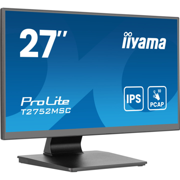 Iiyama 27" PCAP 10P Touch BLACK T2752MSC-B1AG