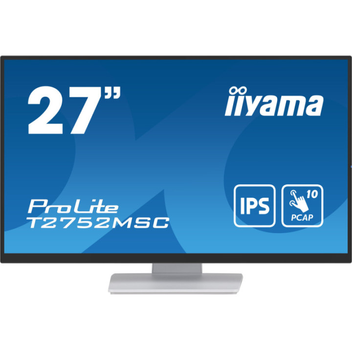 Iiyama 27" PCAP 10P Touch BLACK T2752MSC-W1