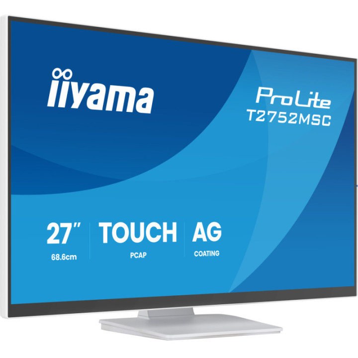 Iiyama 27" PCAP 10P Touch BLACK T2752MSC-W1AG
