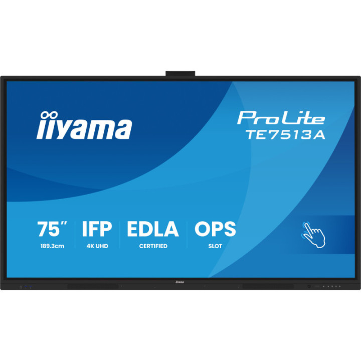 Iiyama 75"UHD IR 40p TE7513A-B2AG