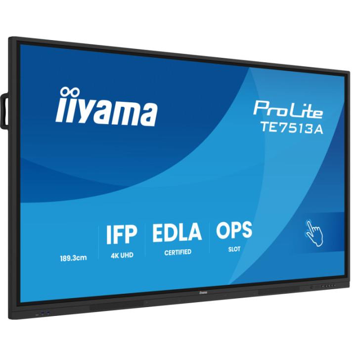 Iiyama 75"UHD IR 40p TE7513A-B2AG