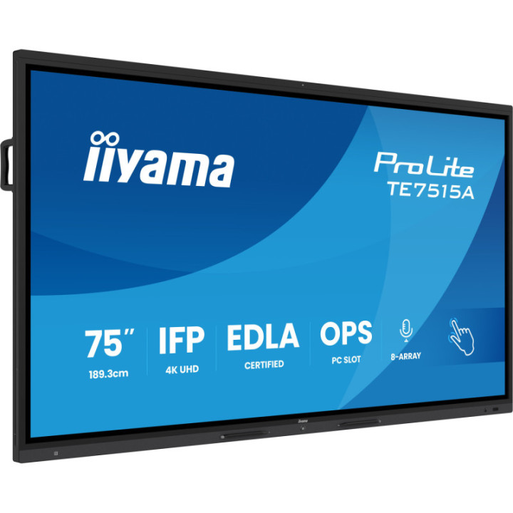 Iiyama 75" UHD IR 40p TE7515A-B1AG