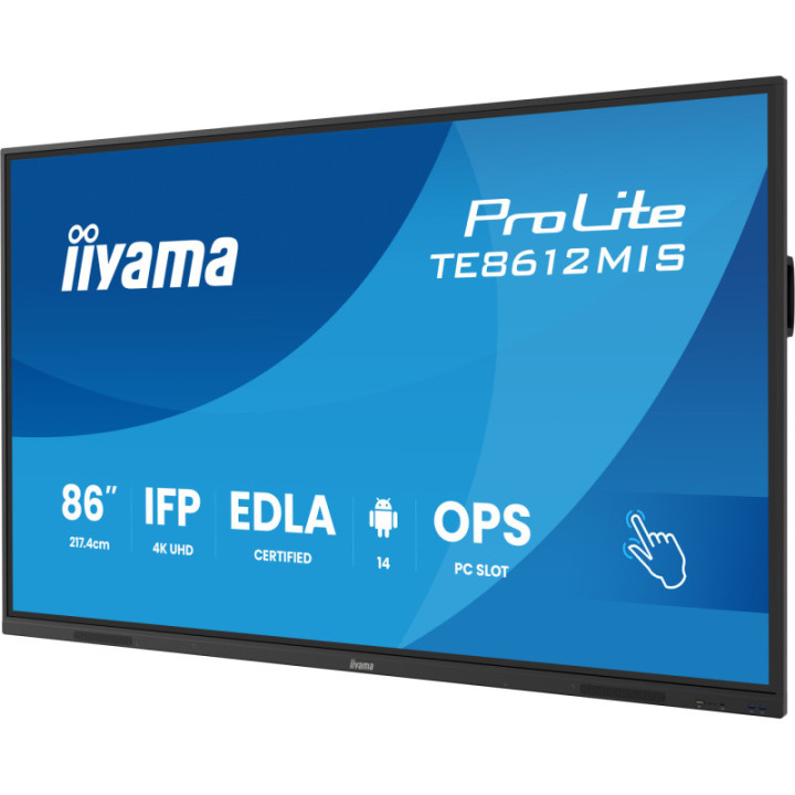 Iiyama 86" UHD IR 40p TE8612MIS-B4AG