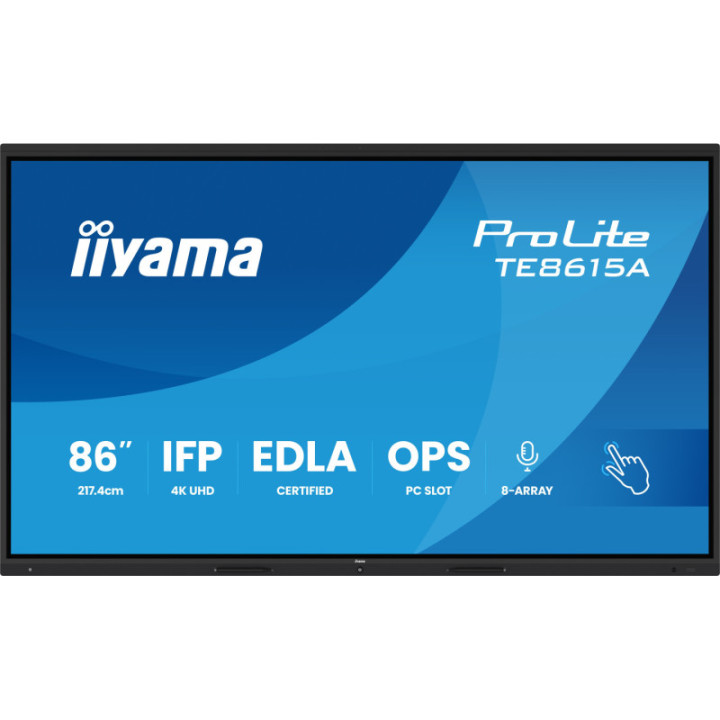 Iiyama 86" UHD IR 40p TE8615A-B1AG